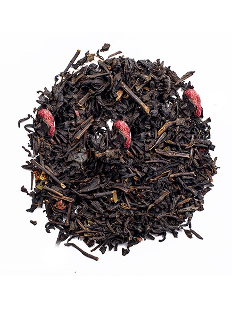 Чай черный Дикая Вишня (с ягодой), упаковка 500 г, крупнолистовой ароматизированный чай