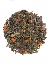 Чай зеленый Земляника со сливками, упаковка 500 г, крупнолистовой  ароматизированный чай