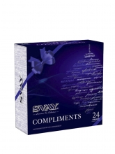 Чай ассорти Svay Compliments, упаковка 24 пирамидки по 2 и 2,5 г