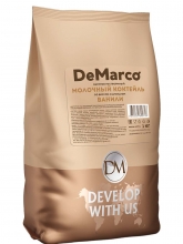 Молочный коктейль  DeMarco (ДеМарко) напиток растворимый со вкусом и с ароматом ванили, 1 кг