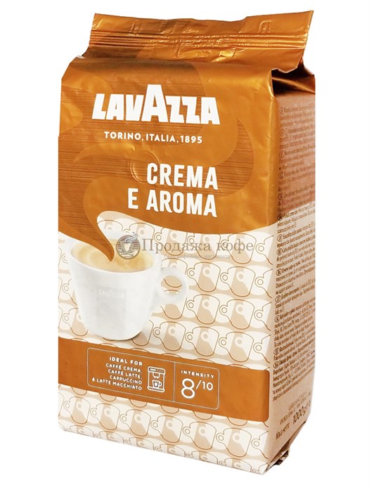 Кофе в зернах Lavazza Crema e Aroma (Лавацца Крема е Арома)  1 кг, пакет с клапаном 002227 - фото 1470