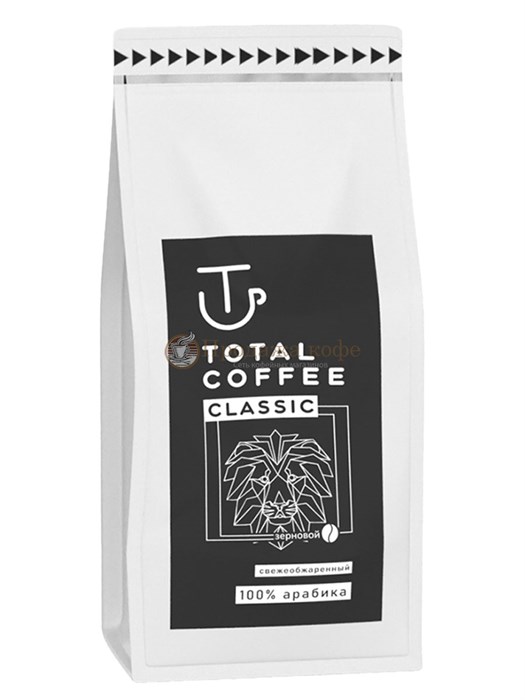 Кофе в зернах Total Coffee CLASSIC (Тотал Кофе Классик)  1 кг, пакет с клапаном 003095 - фото 2062