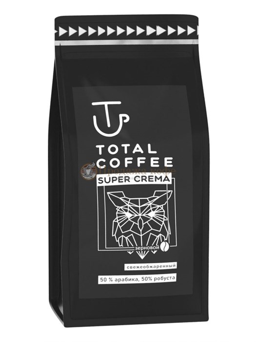 Кофе в зернах Total Coffee SUPER CREMA (Тотал Кофе Супер Крема)  1 кг, пакет с клапаном 003113 - фото 2080