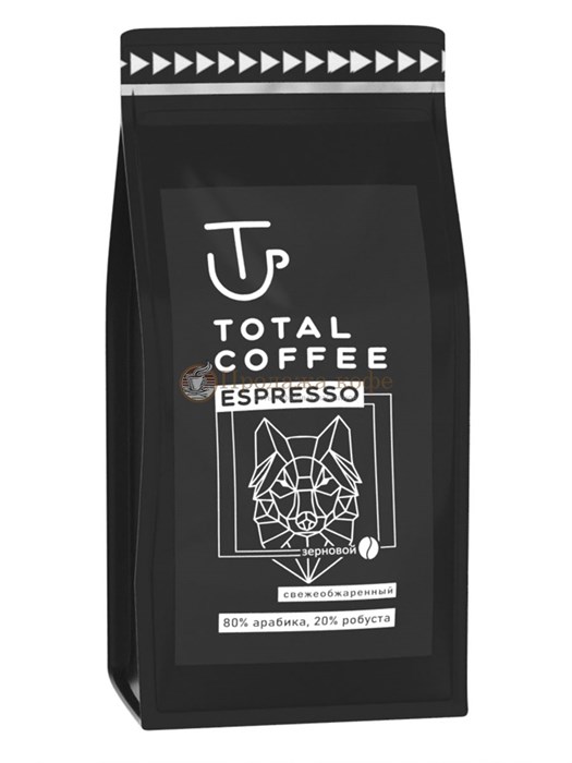 Кофе в зернах Total Coffee ESPRESSO (Тотал Кофе Эспрессо)  1 кг, пакет с клапаном 003114 - фото 2081