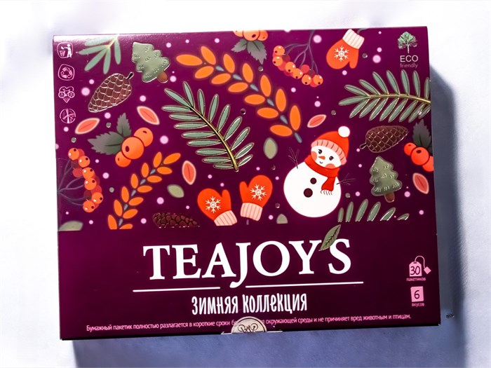 Чай TeaJoy`S_"Зимняя коллекция"  АССОРТИ_6 вкусов, 30*2г 003895
