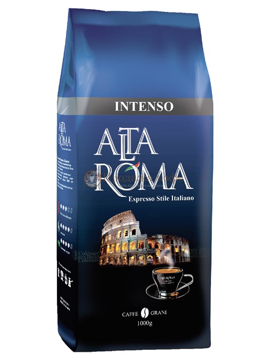 Кофе в зернах Alta Roma Intenso (Альта Рома Интенсо)  1 кг, пакет с клапаном 000004 - фото 701