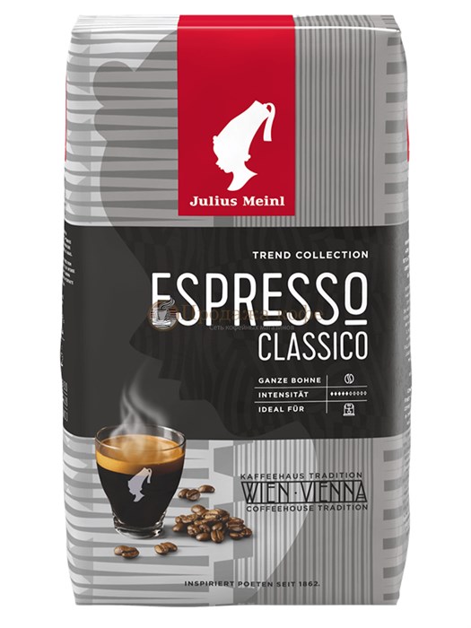 Кофе в зернах Julius Meinl Espresso Classico (Юлиус Майнл Эспрессо Классико)  1 кг, пакет с клапаном 000223 - фото 861