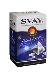 Чай черный Svay Black Kenya (Кения), упаковка 20 пирамидок по 2,5 г 000943