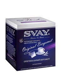 Чай черный Svay Original Bergamot (Оригинальный Бергамонт), упаковка 20 саше по 2 г 000967