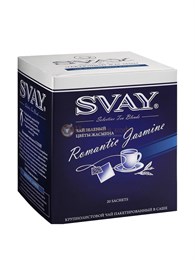 Чай зеленый Svay Romantic Jasmine (Чарующий жасмин), упаковка 20 саше по 2 г 000969