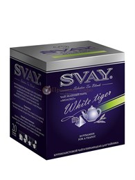 Чай зеленый улун Svay White Tiger (Белый тигр), упаковка 20 пирамидок по 4 г 000973