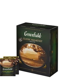 Чай черный Greenfield Classic Breakfast (Гринфилд Классик Брекфаст), 100 пакетиков 000997