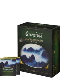 Чай черный Greenfield Magic Yunnan (Гринфилд Мейджик Юнань), упаковка 100 пакетиков 000999