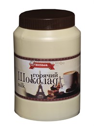 Горячий шоколад HitShok Milk (Хитшок Белый шоколад)  1 кг, банка 001563