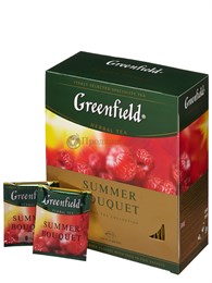 Чай травяной Greenfield Summer Bouquet ( Гринфилд Саммер Букет), упаковка 100 пакетиков 001822