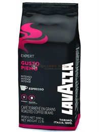 Кофе в зернах Lavazza Gusto Pieno (Лавацца Густо Пиено)  1 кг, пакет с клапаном 002447