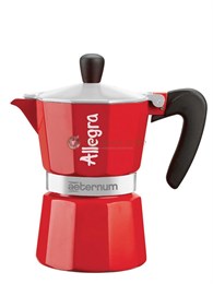 Кофеварка гейзерная Bialetti Aeternum Allegra RED (3 чашки) 003096