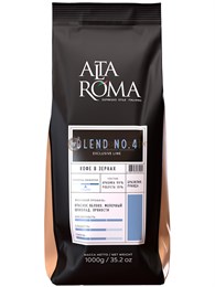 Кофе в зернах  Alta Roma Blend N 0.4 (Альта Рома Бленд N 0.4)  1 кг, пакет с клапаном 003754