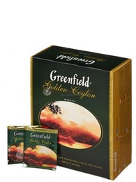 Чай черный Greenfield  Golden Ceylon (Гринфилд Голден Цейлон), упаковка 100 пакетиков 000994